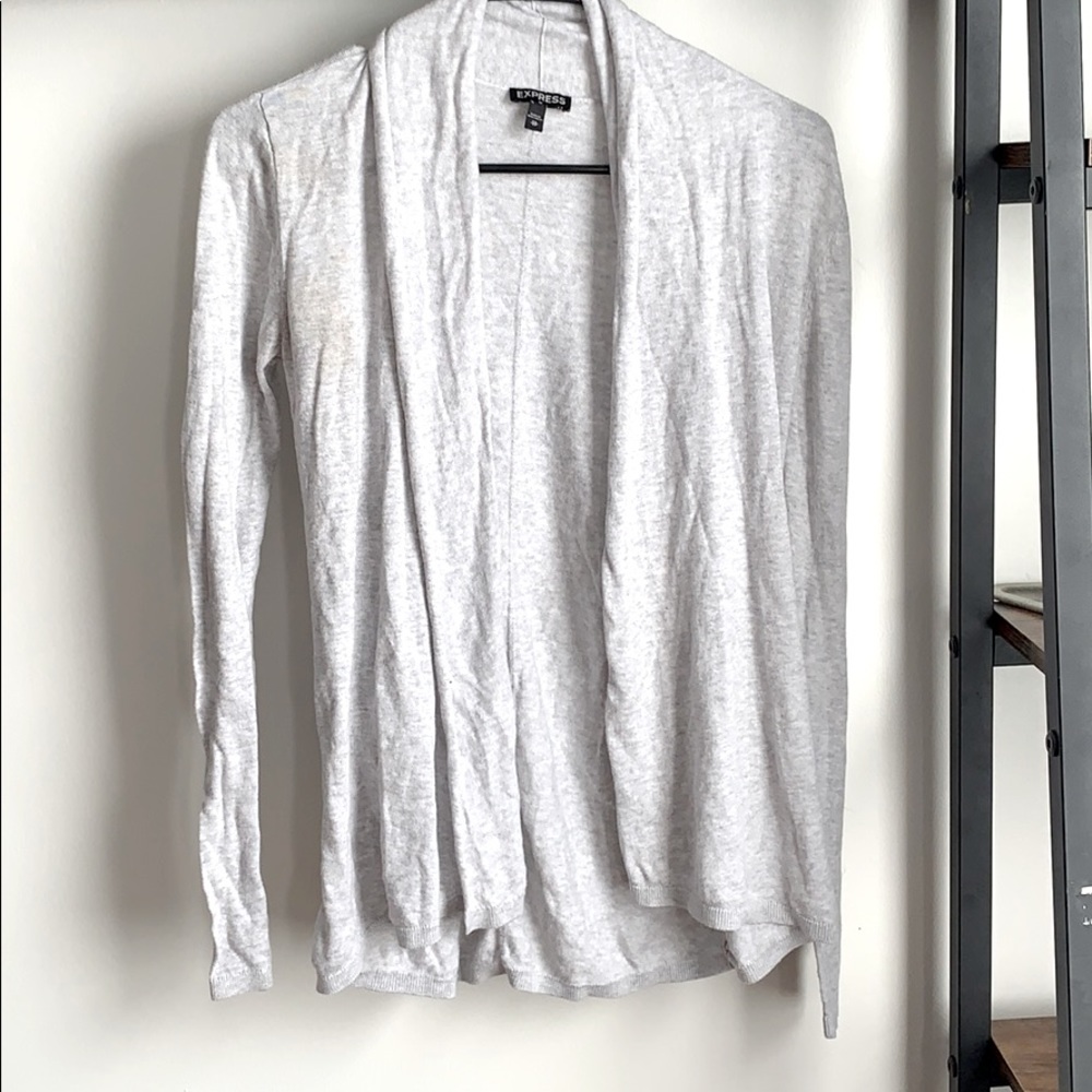 Grey lightweight cardigan